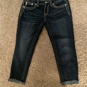 Miss Me Signature Skinny ankle length cuffed Jean